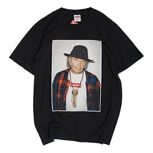 Tričko Supreme Neil Young Character Printed T-Shirt Čierna | SUP-SS15-651, 0