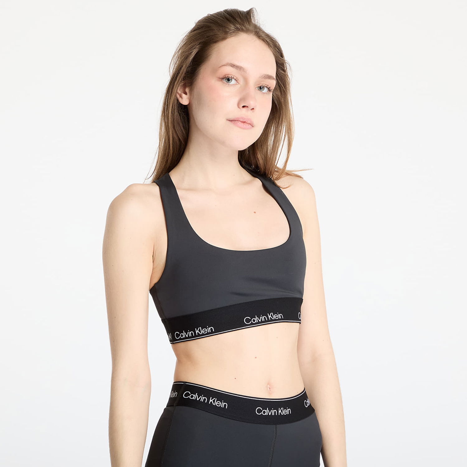 Podprsenka CALVIN KLEIN Calvin Klein Modern Sport Medium Support Bra Šedá | LVGWS5K138 UB1, 1