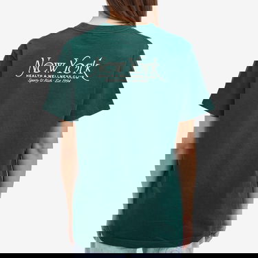 Tričko Sporty & Rich NY 94 Graphic T-Shirt Zelené | TO043506034GR10-CRM, 3