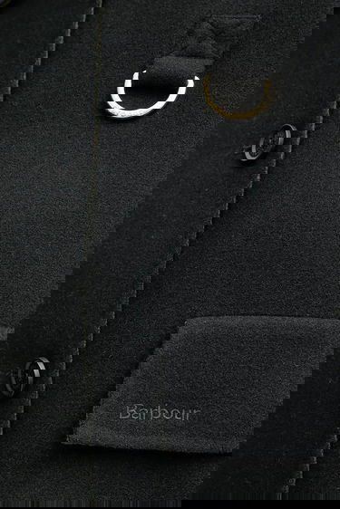 Bunda Barbour Barbour Leonie Oversized Wool Jacket Čierna | LOS0077, 4