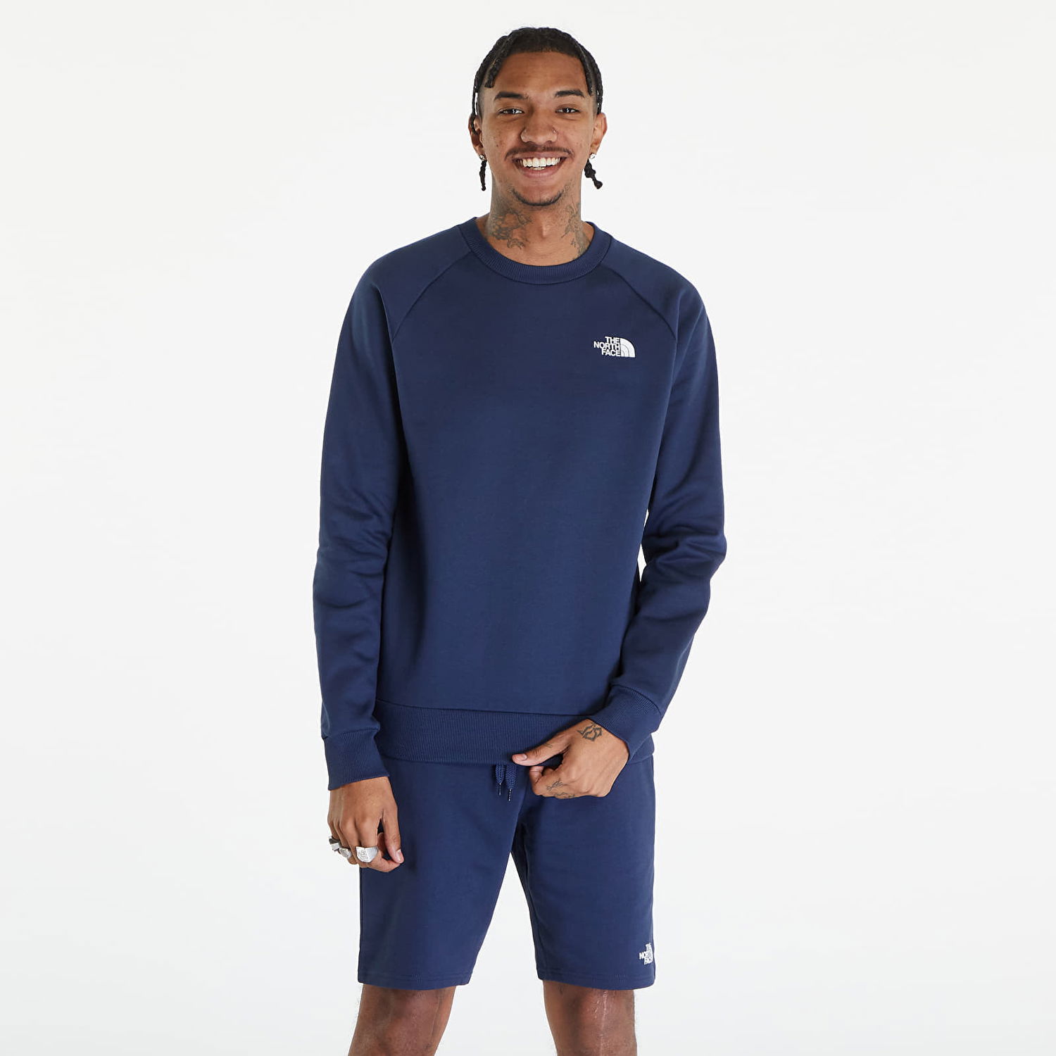 Mikina The North Face Raglan Redbox Crew - New Summit Navy Navy | NF0A4SZ98K21, 0