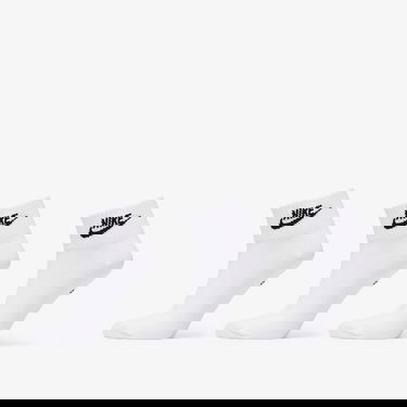 Spodná bielizeň a ponožky Nike Ankle Socks 3-Pack Biela | DX5074-101, 0