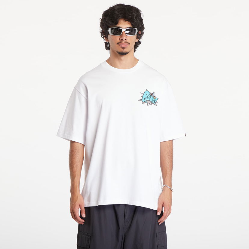 Tričko BAPE A BATHING APE Graffiti Bape Relaxed Fit Short Sleeve Tee White Biela | 001TEK301340M WHT