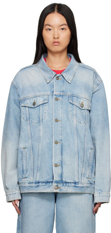 Bunda Marc Jacobs Marc Jacobs 'The Denim Trucker' Jacket Modrá | 2P3RJC009D01, 0