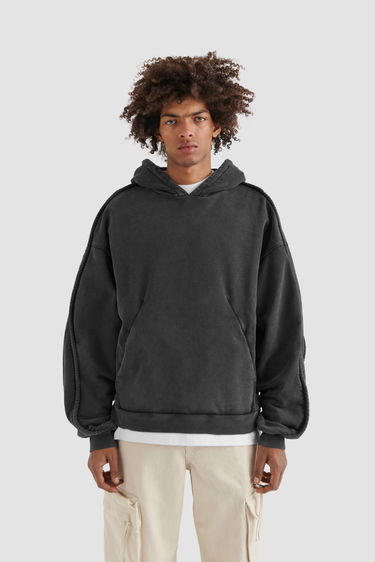 Mikina AXEL ARIGATO Kansas Washed Hoodie Čierna | A2167001, 2