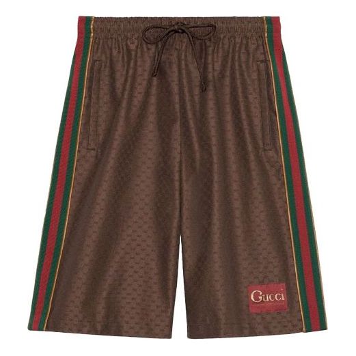 Šortky Gucci Gucci Printing Shorts Hnedá | 623220-XJCKV-2178, 0