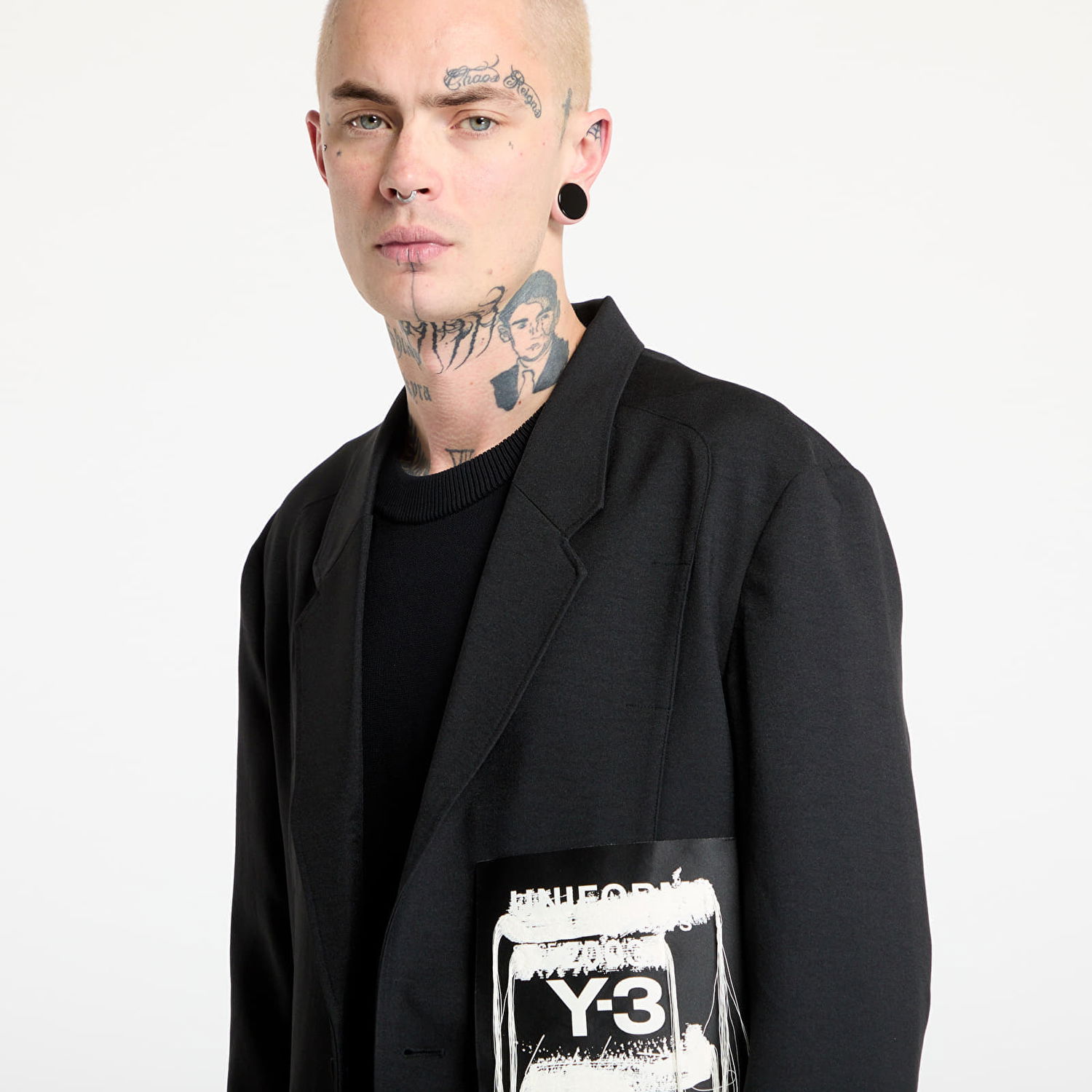 Bunda Y-3 Sport Uniform Patch Blazer Čierna | JM3358, 1