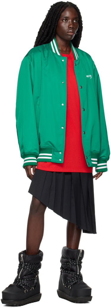 Bomber bunda We11done Oversized Bomber Jacket Zelené | WD-JP3-22-030-U-GR, 3