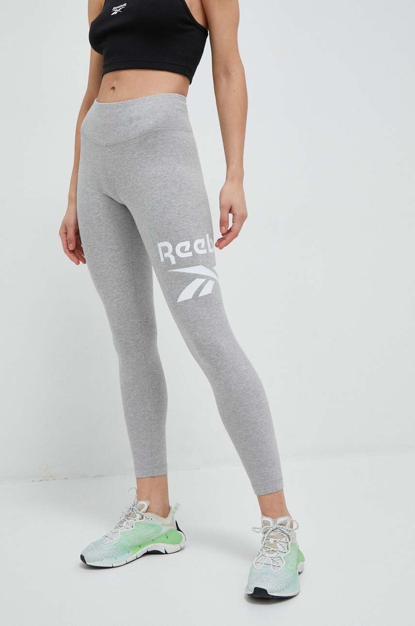 Legíny Reebok Identity Logo Leggings Šedá | HT6195, 0