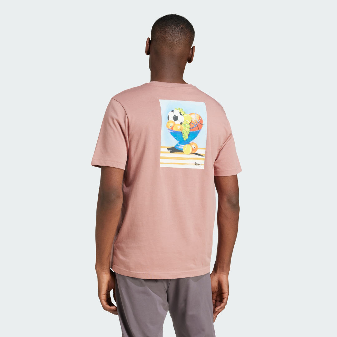 Tričko adidas Performance Still Life Bowl Graphic T-Shirt Ružová | JJ3963, 1