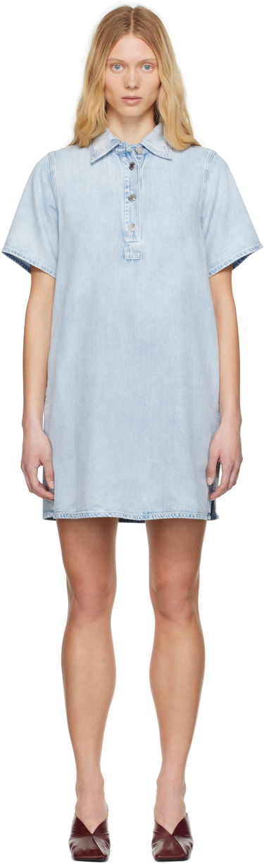 Šaty rag & bone Rag & Bone Jocelyn Featherweight Denim Minidress Modrá | WDD25S1512UFAL, 0