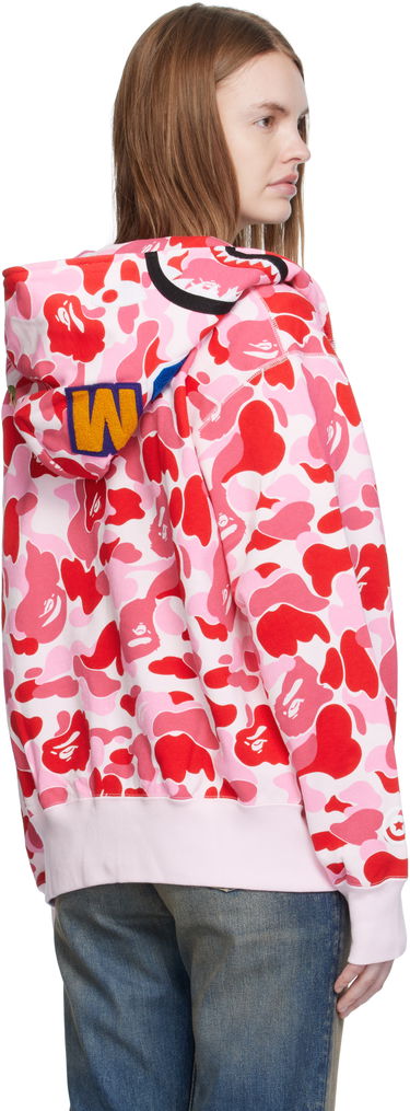 Mikina BAPE A Bathing Ape ABC Camo Shark Full Zip Hoodie Ružová | 001ZPL302003L, 2