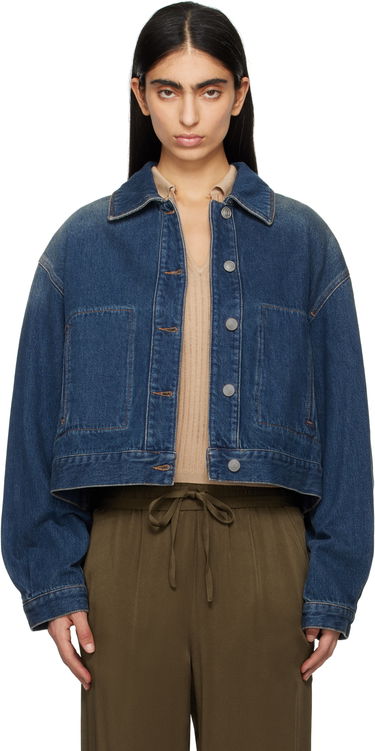 Bunda ISABEL MARANT Isabel Marant Josephine Cropped Denim Jacket Modrá | VE0451FA-B1H04I, 0