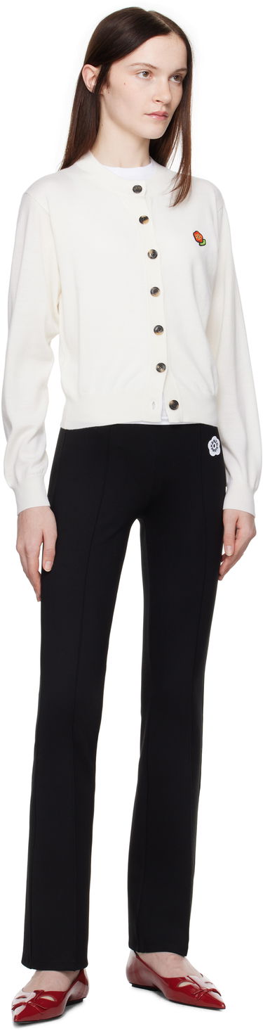 Sveter KENZO ' Pop' Embroidered Crewneck Cardigan Biela | FF52CA4823LB, 3