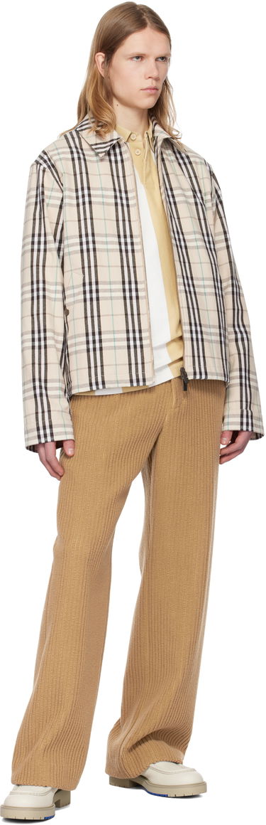 Bunda Burberry Burberry Check Cotton Harrington Jacket Béžová | 8101040, 3