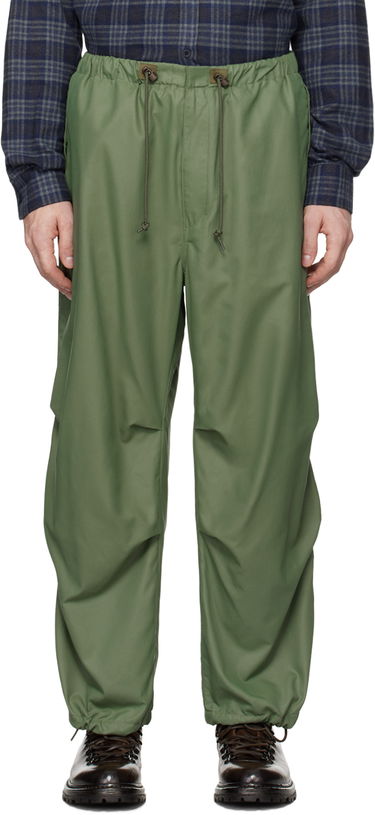 Nohavice BEAMS Beams Plus MIL Micro Mesh Trousers Zelené | 3824-0245-791, 0