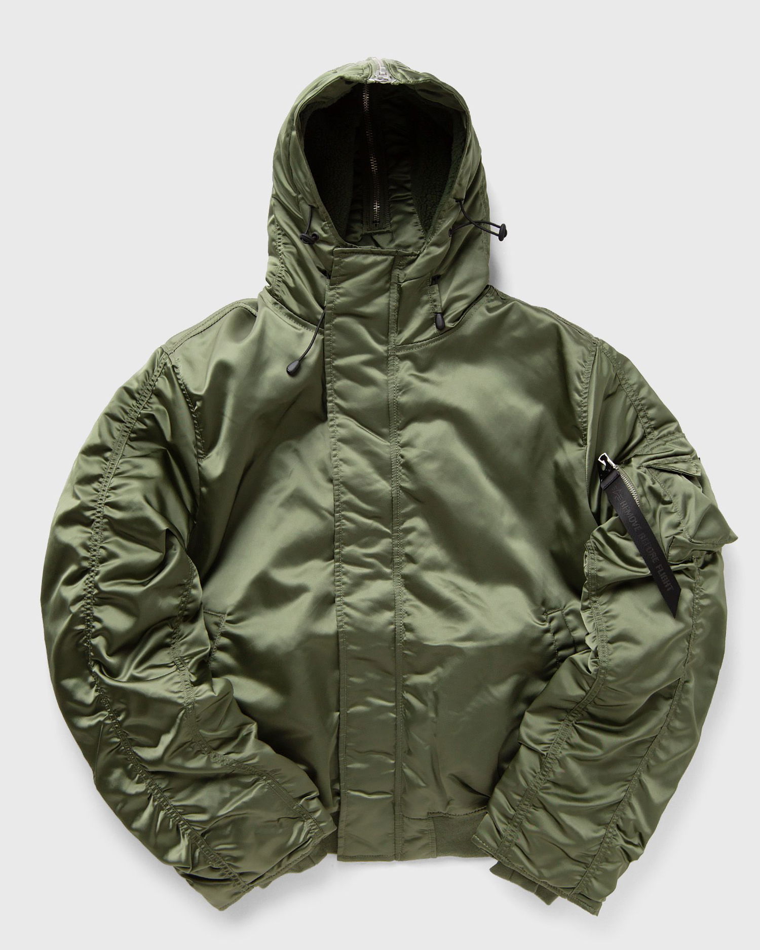 Bomber bunda Alpha Industries N-2B PRIMALOFT Hooded Bomber Jacket Zelené | 758101-01, 0