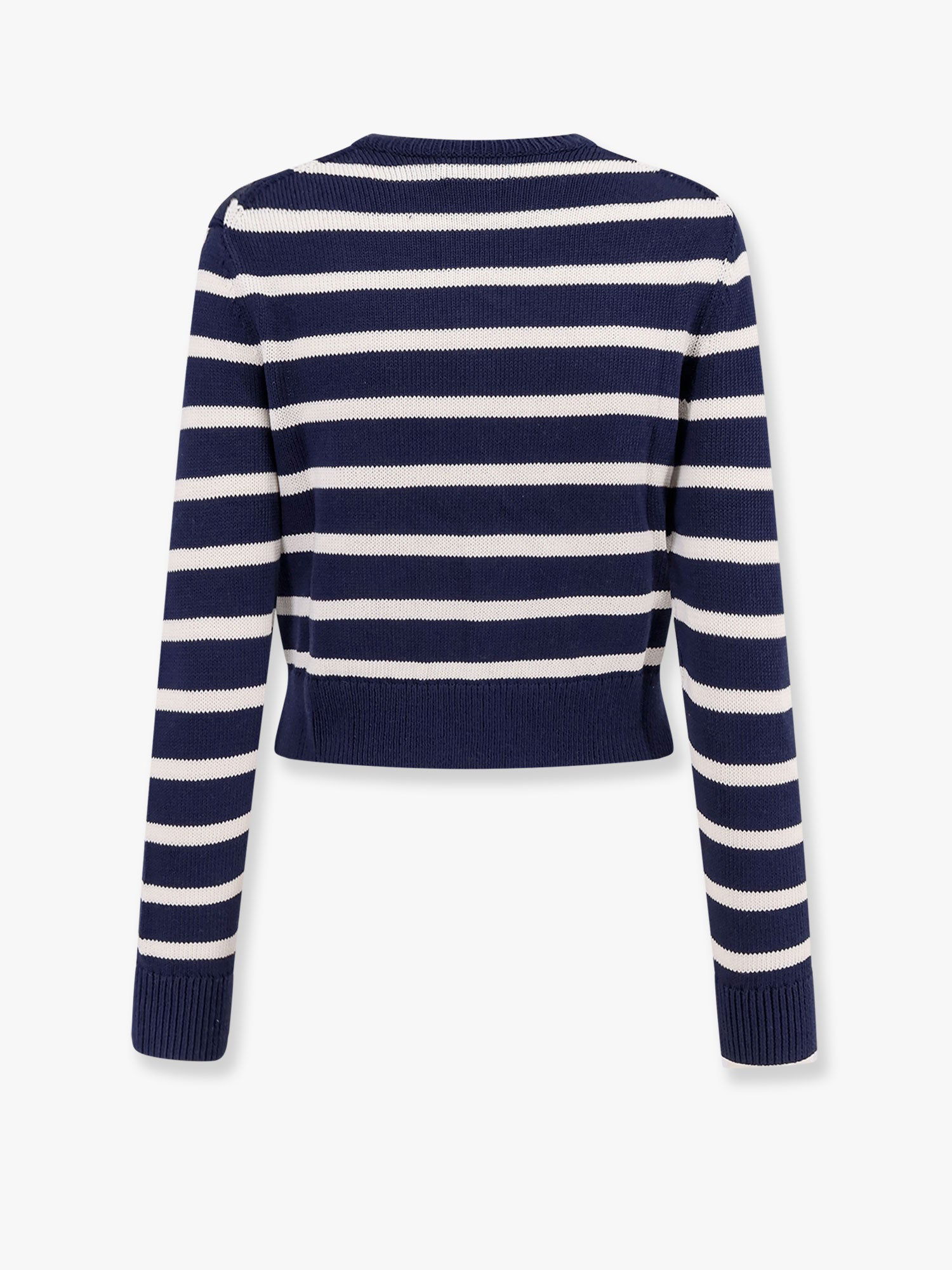 Sveter Polo by Ralph Lauren Striped Cotton Cardigan by Polo Ralph Lauren Navy | 211959297001, 1