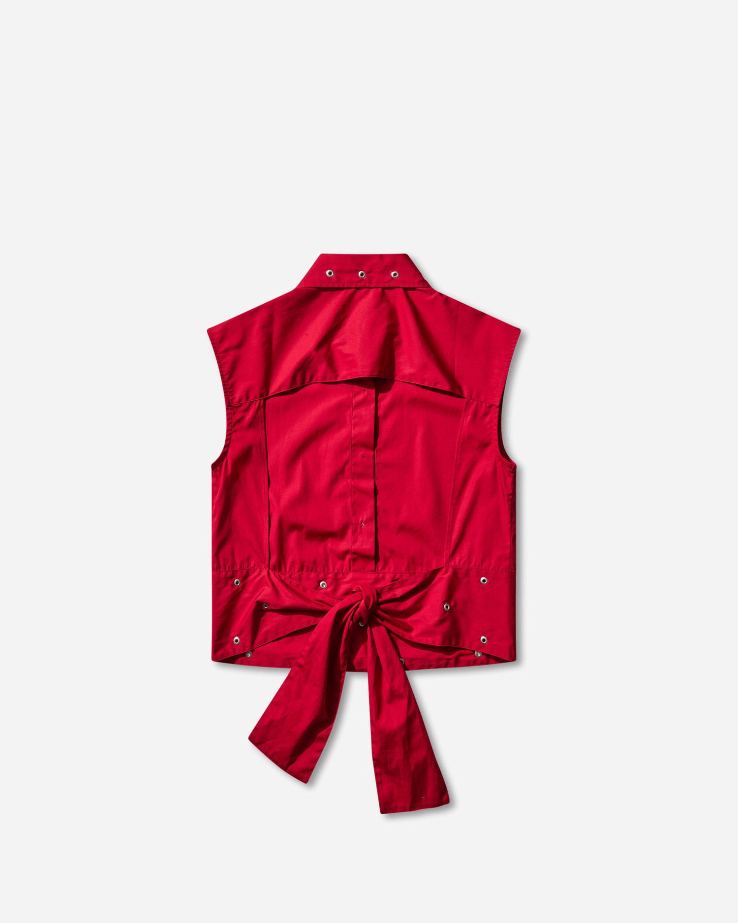 Vesta OUR LEGACY Girdle Tie-Back Vest Červená | W4252GLR 001, 0