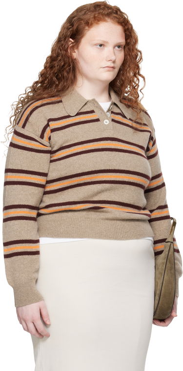 Sveter &Daughter Edie Stripe Knit Polo Sweater Rôznofarebný | HKN03894, 1
