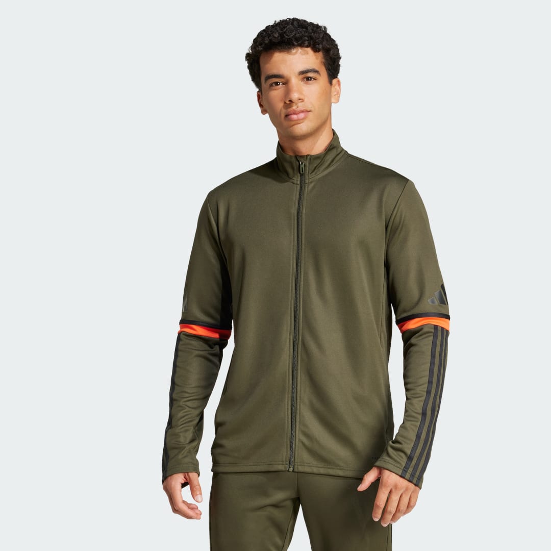 Vetrovka adidas Performance Squadra 25 Training Jacket Zelené | JN7835, 0