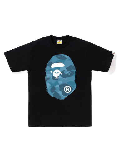 Tričko BAPE Honeycomb Camo Big Ape Head Tee Čierna | 1J30-110-041