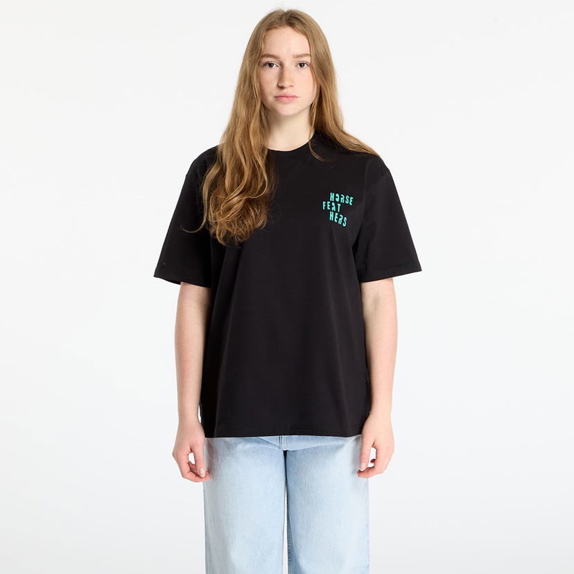 Tričko Horsefeathers T-Shirt Dante Top Čierna | SW954B