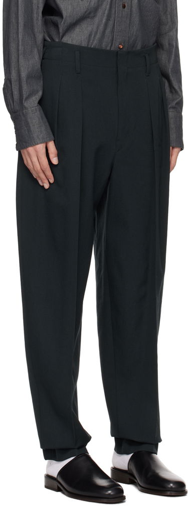Nohavice LEMAIRE Lemaire Tapered Trousers Zelené | PA1042 LF1123, 1