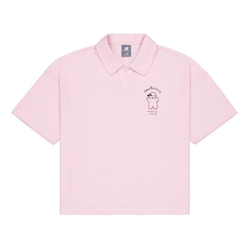 Polo tričko New Balance Graphic Polo Shirt Ružová | NFE27052-PK