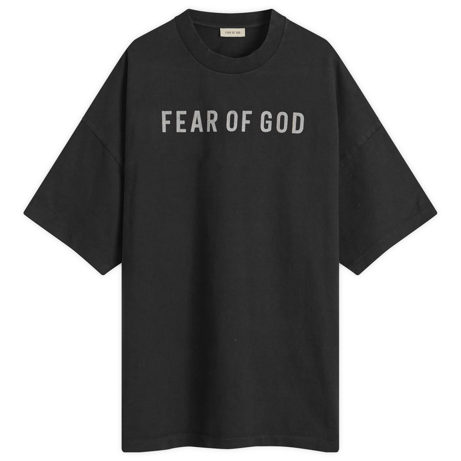 Tričko Fear of God Text Print T-Shirt Čierna | FG24FW50-10155LGHWJ-001, 0