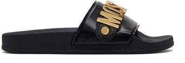 Doplnky Moschino Moschino Lettering Logo Slides Čierna | MA28032G1M M11 000, 0