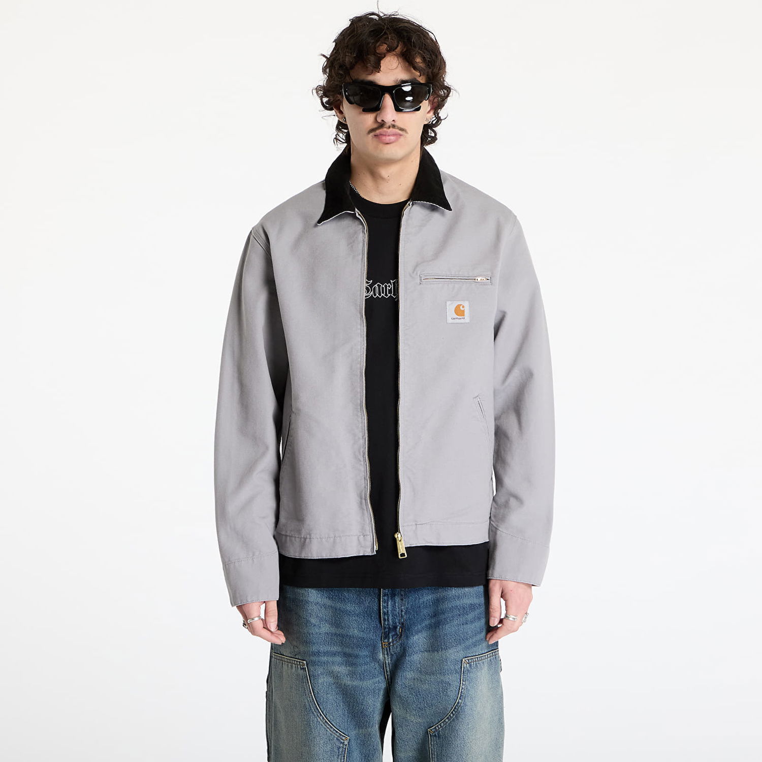 Bunda Carhartt WIP Detroit Jacket Šedá | I033112.2NZ02, 0