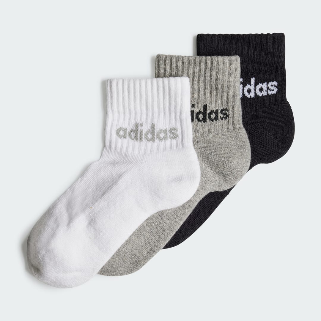 Ponožky adidas Performance Kids Linear Ankle Socks 3 Pairs Rôznofarebný | IV7151, 0