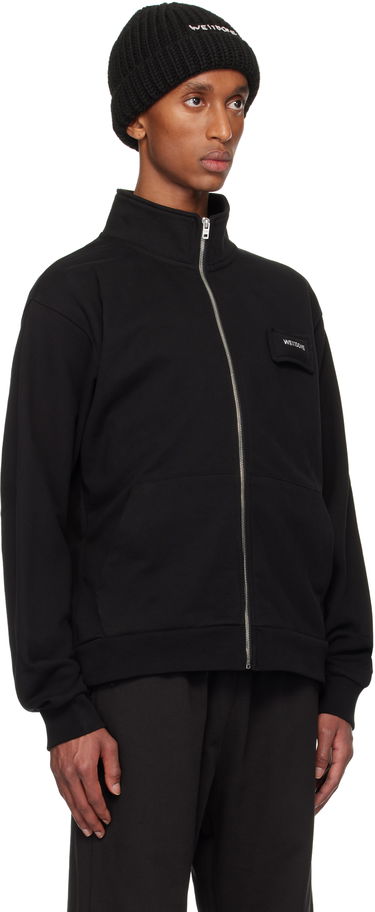 Mikina We11done Pillow Logo High-Neck Jacket Čierna | WD-TJ3-24-827-U-BK, 1