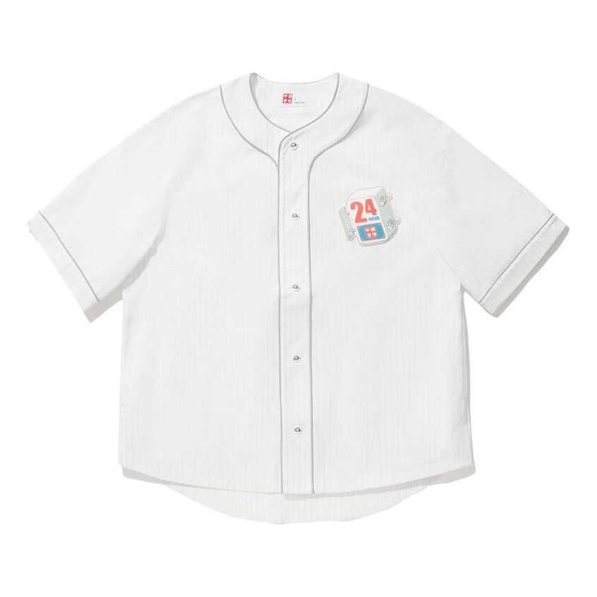 Dres Li-Ning Phil Hackett Graphic Baseball Shirt Biela | AFDU255-2, 0