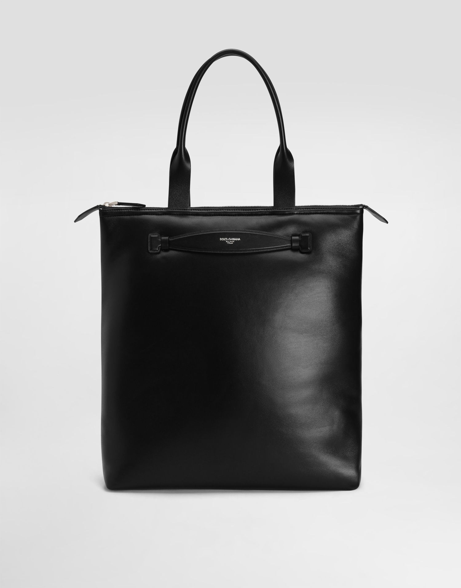 Tote bag Dolce & Gabbana Dolce & Gabbana Calfskin Nappa Leather Shopper Tote Čierna | BM2415AF98480999, 0
