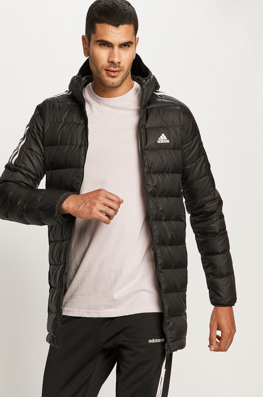 Prešívaná bunda adidas Originals Essentials Down Čierna | gh4604, 0