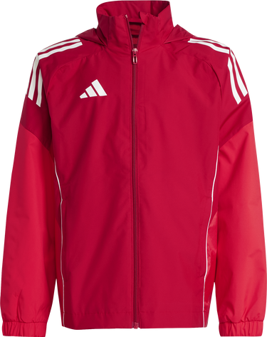 Vetrovka adidas Originals Adidas TIRO25C Hooded Jacket Červená | ji6533, 0