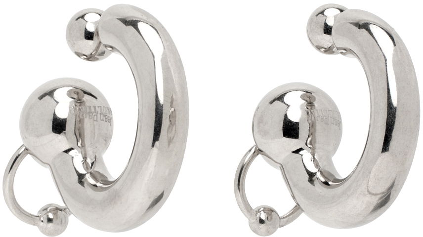 Náušnice Jean Paul Gaultier Jean Paul Gaultier Large Piercing Earrings Metalická | 24/25-U-BO039-X053-91, 1