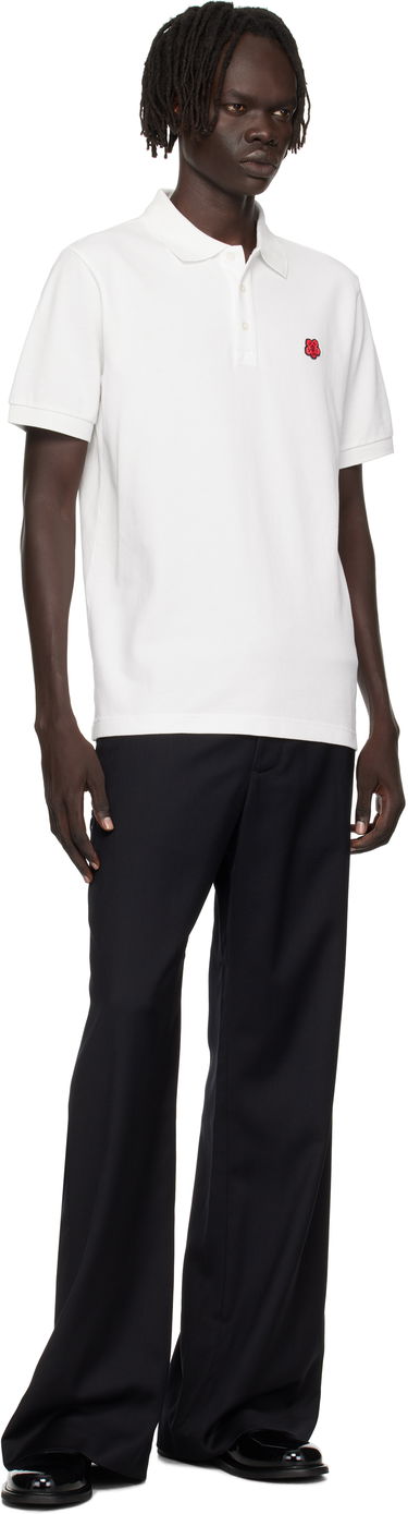 Polo tričko KENZO Kenzo Paris 'Boke Flower' Slim Fit Polo Biela | FF65PO1534PU, 3