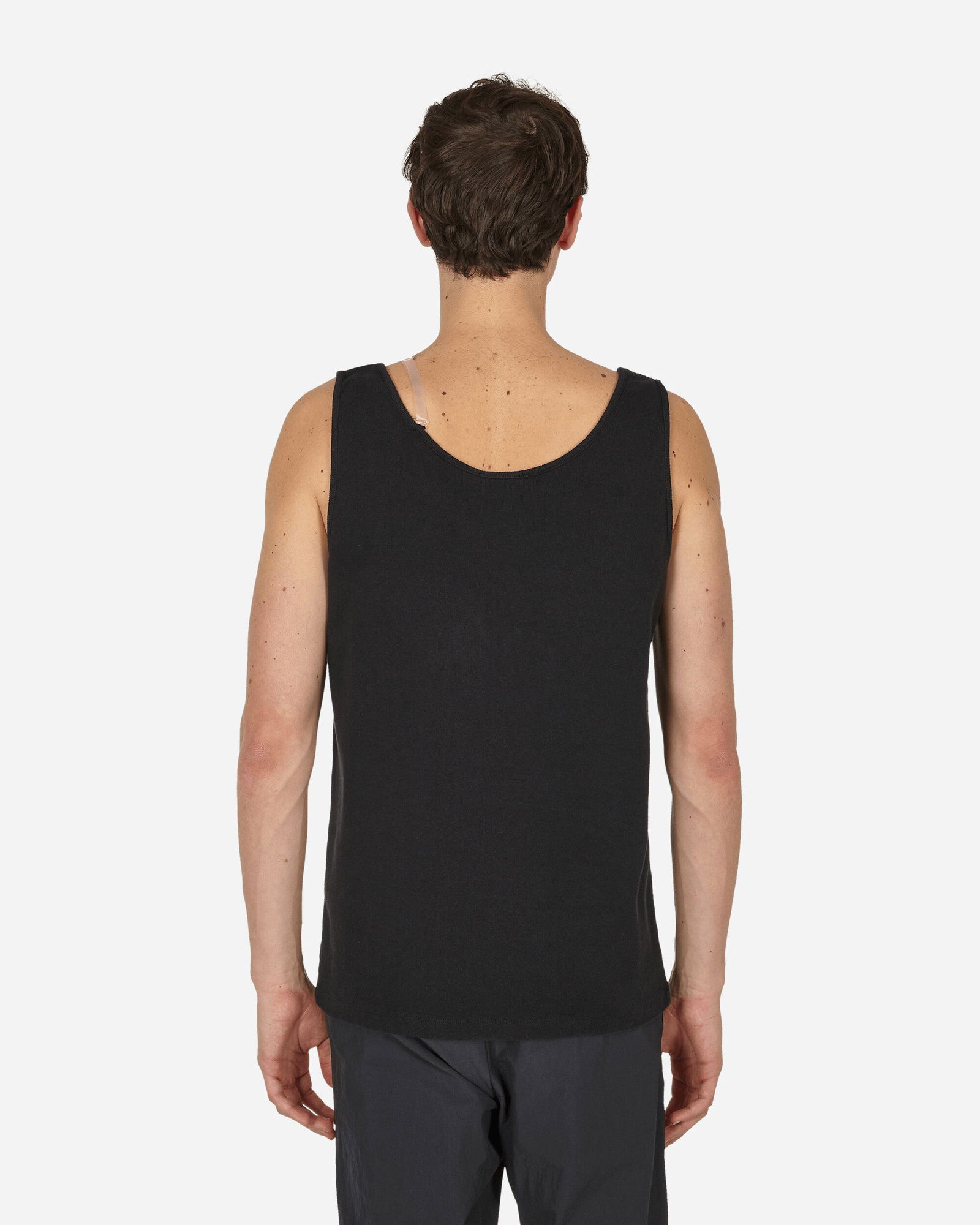 Machine-A Bra Strap Tank Top Black