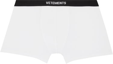 Boxerky VETEMENTS Logo Boxer Briefs Biela | MH76UN400WB, 0