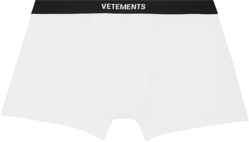 Boxerky VETEMENTS Logo Boxer Briefs Biela | MH76UN400WB