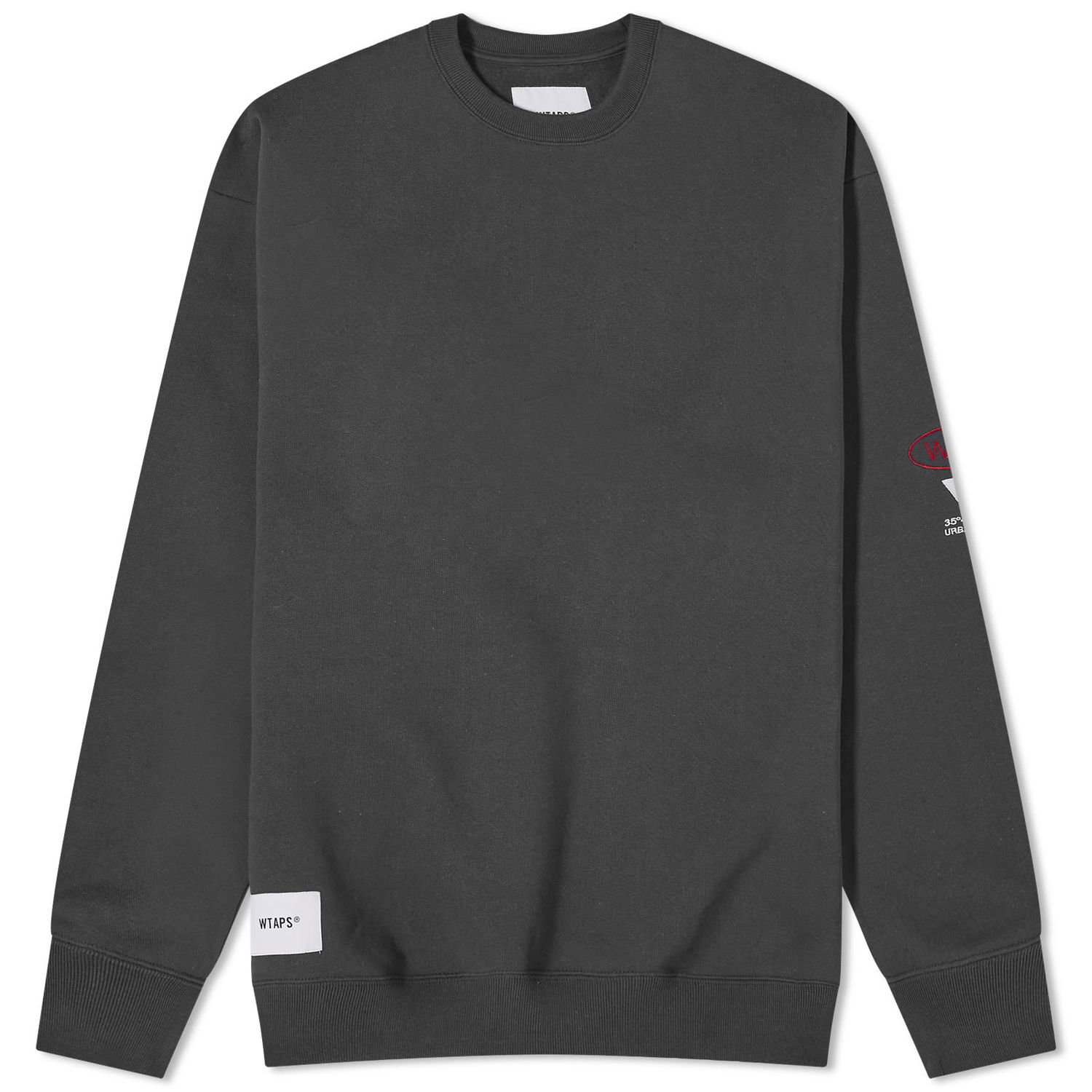 Mikina WTAPS 18 VUA Crew Sweat Čierna | 232ATDT-CSM18-BK, 0