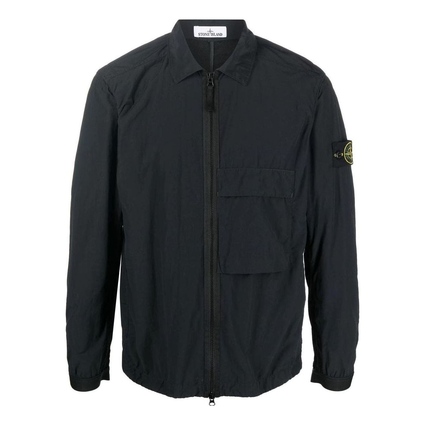 Košeľa Stone Island Stone Island Light Overshirt With Chest Pocket Čierna | 771510303-V0029, 0