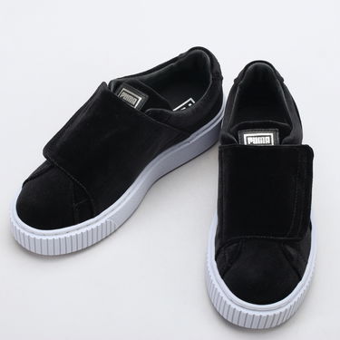 Tenisky a topánky Puma Basket Platform StrapVR Wn's Čierna | 364068 01, 2