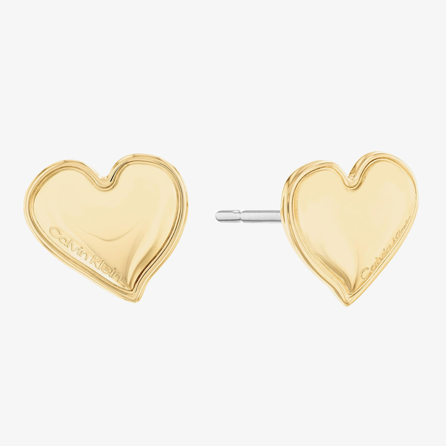 Náušnice CALVIN KLEIN Heart Stud Earrings Metalická | 35000302, 0