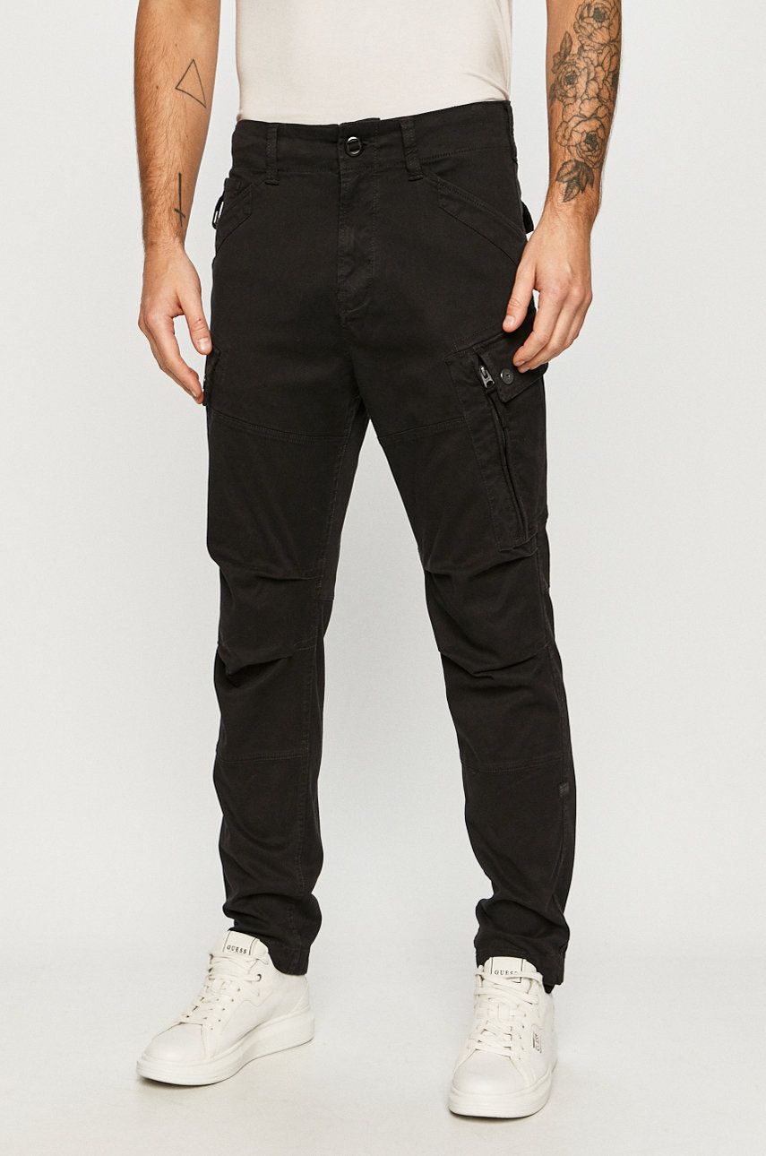 Cargo nohavice G-Star Raw ® Roxic Straight Tapered Cargo Pant Čierna | D14515.C096.B564, 0