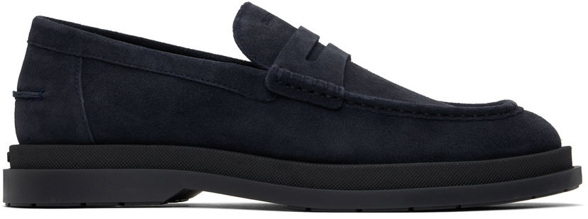 Tenisky a topánky BOSS Hugo Suede Loafers Navy | 50536215