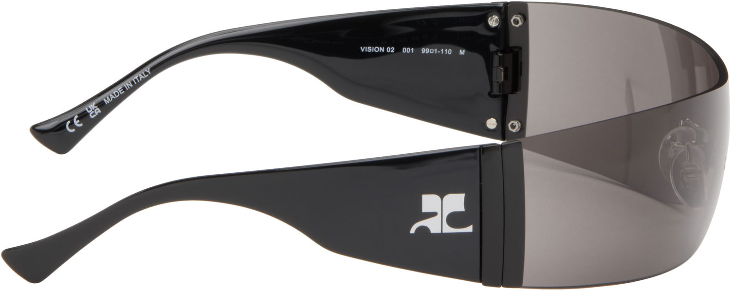 Slnečné okuliare Courrèges Courrèges Vision 02 Shield Sunglasses Šedá | 424ALU016AC0006, 1